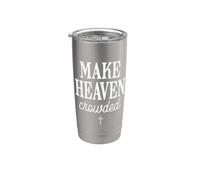 Inspiration chrétienne pour rendre le paradis bondé Gobelet isotherme en acier inoxydable double paroi