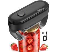 INSTACAN Ouvre-bocal électrique rechargeable pour personnes âgées souffrant | Moins de fatigue de la main, reste indépendant, ouverture facile du bocal, opération à une touche, prise en main sûre