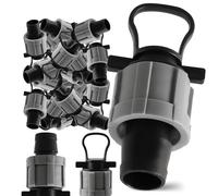 Instalguru 20x Bouchon Fin Goutte à Goutte Connecteur Tuyau Arrosage Embout Gaine Irrigation Connectique Plastique Jardin Raccord Étanchéité Système Eau Microporeux Agricole