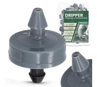 Instalguru 50x Goutteur Auto-Régulant 4 l/h Micro-Irrigation Arrosage Goutte À Goutte Accessoire pour Tuyau Flexible Capillaire Système Professionnel Jardin Plantes Balcon