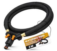 Instalguru Anneau Arrosage Arbre 3 m Tuyau Goutte à Goutte Plantes Extérieur Arbustes Jardin Système Irrigation Précision Coupleur Vannes Tuyaux Micro Irrigation Automatique
