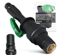 Instalguru Bouche Arrosage Enterrée Hydrant Jardin 3/4'' Femelle Vanne Boîtier Raccord Baïonnette Prise Eau Rapide Irrigation Enterrée Tuyau Arrosage Goutte à Goutte Connecteur Noir