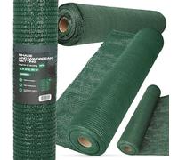 Instalguru Brise Vue Occultant 1,5m x 50m Filet d'Ombrage Jardin Balcon Rambardes Terrasse Paravent Clôture Rouleau Tissu Protection Rayons UV 55% Résistant Déchirures Vent Renforcé