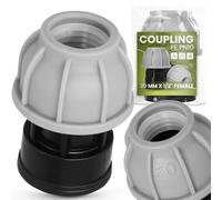 Instalguru Raccord Tuyau PE 20x1/2 Femelle PN10 Manchon Arrosage Jardin