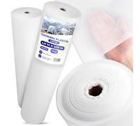 Instalguru Voile Hivernage Plante Exterieur Tissu Non Tissé Plantes Hiver 1,6 x 100m Blanc Gel Récoltes 50g Croissance UV Légumes Bâche Jardin Potager Contre Le Froid Protection Anti-Gelées