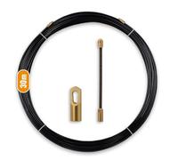 InstalPlace Enrouleur de câble en Nylon Noir Diamètre 3 mm 30 m Électricien