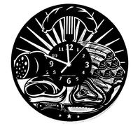 Instant Karma Clocks | Horloge Murale | Charcuterie Boucherie | Boucher