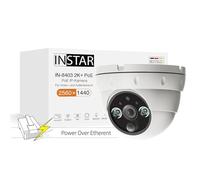 INSTAR Caméra de Surveillance IN-8403 2K+ PoE Blanche - LAN/PoE avec IA (Intelligence Artificielle) - Caméra IP - Power Over Ethernet - PIR - Vision Nocturne - Utilisation en intérieur et extérieur