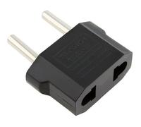 INSTEN® Adaptateur Adapteur Chargeur Secteur Prise US USA Etats-Unis Japon vers Europe UE France, Noir