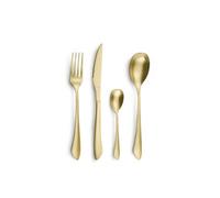 Amefa – Service de couverts OttoSimon Instinct – 16 pièces Acier inox 18/0 Finition PVD Champagne