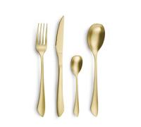 Amefa – Service de couverts OttoSimon Instinct – 16 pièces Acier inox 18/0 Finition PVD Champagne