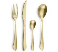 Amefa – Service de couverts OttoSimon Instinct – 16 pièces Acier inox 18/0 Finition PVD Champagne
