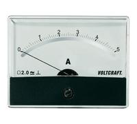 Instrument de mesure analogique à encastrer AM-86X65/5A/DC VOLTCRAFT