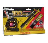Instrument de mesure - TAJIMA - Mesure 5m magnétique - Noir - Cutter 18mm Razar Black Anniversaire Convex