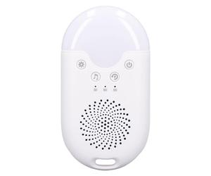 Instrument de Sommeil à Bruit Blanc, 21 Sons Multifonctions Rechargeables Favorisant le Sommeil, Lumière Colorée, Diverses Musiques, pour une Utilisation Nocturne