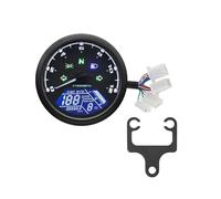 instrument d'odomètre Instrument De Moto 12V, Compteur Vitesse, Tachymètre, Carburant Pour CafeRacer 1-4 Cylindres, Jauge Multifonction