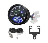instrument d'odomètre Instrument De Moto 12V, Compteur Vitesse, Tachymètre, Carburant Pour CafeRacer 1-4 Cylindres, Jauge Multifonction