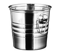 Insulated Ice Bucket, Seau à Glace argenté épais en Acier Inoxydable, conteneur de Stockage de Glace Polyvalent for Un Usage Quotidien en intérieur,for Camping