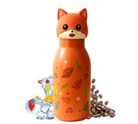 Insulated Tumbler - 17oz Coffee Cup, Leak-Proof Cartoon Animal Lid Thermal | 17oz Insulated Tumbler - Leak-Proof Coffee Cup for Hot and Cold Drinks | Cartoon Animal Lid with Portable Handle and Thermal