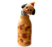 Insulated Tumbler - 17oz Coffee Cup, Leak-Proof Cartoon Animal Lid Thermal | 17oz Insulated Tumbler - Leak-Proof Coffee Cup for Hot and Cold Drinks | Cartoon Animal Lid with Portable Handle and Thermal