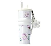 Insulated Tumbler with Straw, Gobelet Isotherme Paille, Gourde Inóx