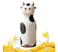 Insulated Water Bottle for Kids - 480ml Portable Cartoon Coffee Flask | with Straw Stainless Animal Water Bottle for Sports, School, Travel, Car Trip, Lunch, Backpack, Boys