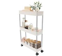 InSyoForeverEC Chariot de niche avec 3 niveaux - Pour cuisine, bureau, salle de bain