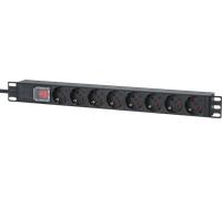 INT 715126 - Bloc multiprise 19", 8 prises