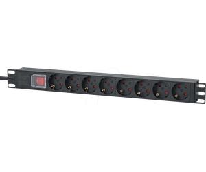 INT 715126 - Bloc multiprise 19", 8 prises