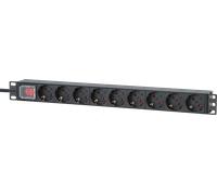 INT 715133 - Bloc multiprise 19", 9 prises