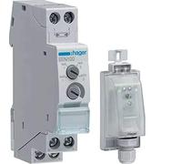 Hager Interrupteur crépusculaire EEN100 – 1M, cellule en saillie, 16 A 230 V