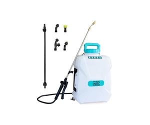 INTEC - Pulvérisateur Electrique à Batterie 20V Lithium 4.0Ah Pulvérisateur Jardin 12L 2 Lances Fibre et INOX + 4 Buses