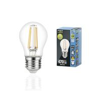 Integral Ampoule LED E27 Omni-Filament Balle de Golf, Blanc Chaud 2700 K, 470 lm, 3,4 W (Équivalent à 40 W), Dimmable, Lot de 4, pour Chambres, Couloirs et Salons