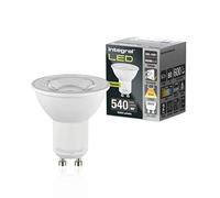 Integral LED Ampoules GU10, blanc chaud 2700K, 600lm, 5,7W (équivalent 75W),compatible variateur, haute efficacité énergétique, pour spots et encastrés (salle de bain, cuisine, salons), lot de 5