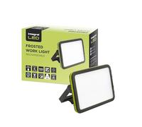 Integral LED Lampe de travail rechargeable 1 000 lm avec diffuseur dépoli | Fixation magnétique et installation sur trépied | Angle d’éclairage et luminosité réglables | IP54 | Intérieur et extérieur