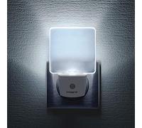 Integral LED Lot de 5 veilleuses avec capteur jour/nuit à brancher sur secteur | Allumage/extinction automatiques | Lumière douce | Transparente | Idéale pour chambres, couloirs, escaliers, paliers