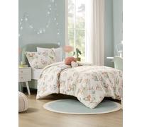 Intelligent Design Gwen Parure de lit 3 pièces en Microfibre légère pour Toutes Les Saisons, Oreiller décoratif et taie d'oreiller, Motif Floral fantaisiste et Champignon pour lit Simple/Simple XL,
