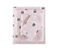 Intelligent Design Parure de lit 3 pièces en Flanelle 100% Coton avec imprimé Animaux, étoiles, Mignonnes et Chaudes, Ultra Douce pour Temps Froid, lit jumeau, Lamas Roses
