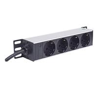 Intellinet 714020 unité de Distribution d'énergie 4 Sortie(s) CA 1U Gris