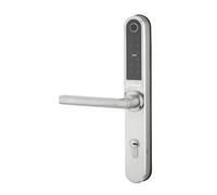 INTELOCK Multi, Poignée de porte connectée, Entraxe 70 mm, Argent, 8 mm