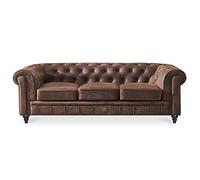 INTENSE DECO Canapé Chesterfield 3 Places Vintage