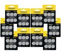 INTENSO Kit de piles bouton au lithium CR2025, 60 pièces