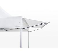 INTENT24 Auvent 3m paravent Pare-Soleil abri pour Tente Pliante pavillon Pliable Professional d en Blanc