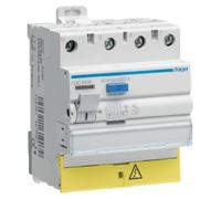Hager Interrupteur différentiel CFC863F 63 A 300 mA 3 pôles + neutre Type AC vis / vis