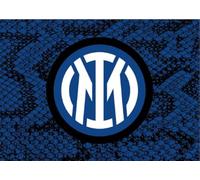 Inter Drapeau dimensions 140 x 100 cm avec nouveau graphique python et logo central