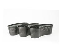 Inter Flower - lot de 3 paniers de plante aquatique paniers ovale/forme de haricots/convenable aux plantes étangs comme de nénuphars/plastique / paniers de plante étang, étang de jardin