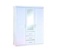 Mes Armoire 3 portes 3 tiroirs - Blanc