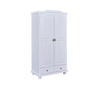 Inter Link Armoire rustique Kappl ou Reutte, à 2, 3 ou 4 portes, blanche (2 portes)