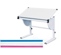 Inter Link Bureau d'écolier Milo 3 en 1blanc, bleu et rose