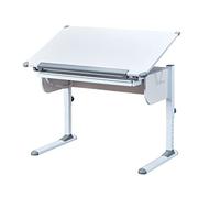 Inter Link Bureau d'écolier Studare 1 tiroir plateau inclinable 110 cm blanc